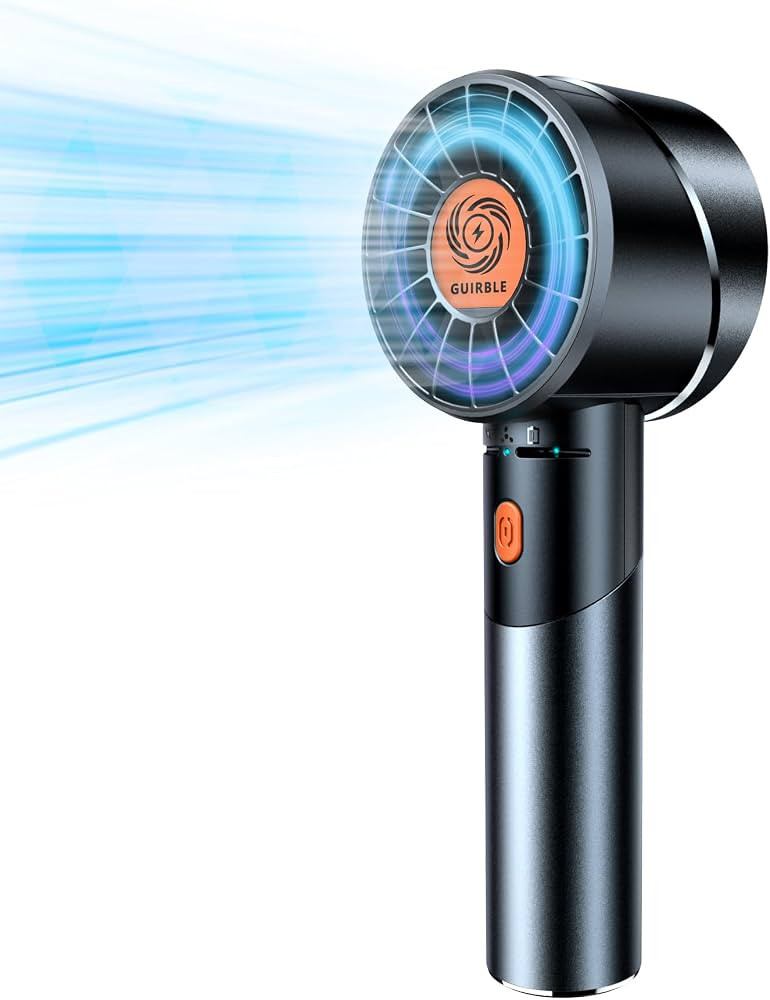 Handheld Fan,Portable Turbo Fan,Powerful Personal Fan(7000rpm High-Speed Motor,Battery Work 3-16 ... | Amazon (US)