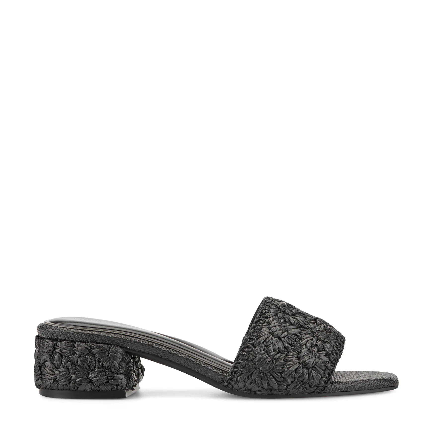 Women's Rosario Raffia Dress Sandals - Black | Easy Spirit | Easy Spirit