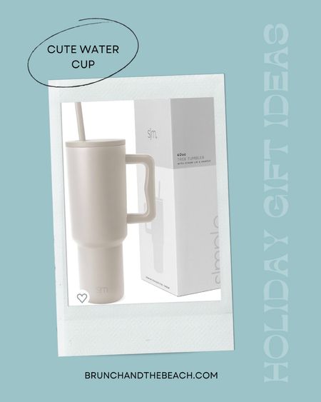 Gift idea: Cute water tumbler 

#LTKGiftGuide #LTKCyberWeek #LTKfindsunder50