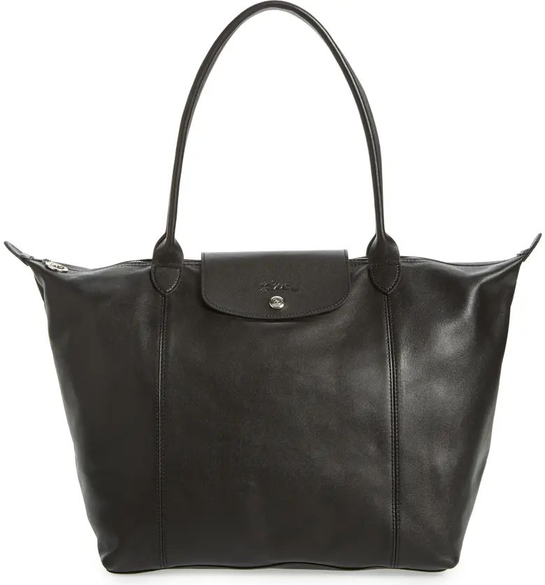 Le Pliage Cuir Leather Tote | Nordstrom