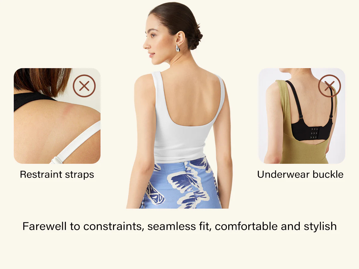 Elastic Open Back Bra Tank | OGLmove