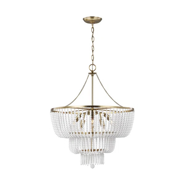 Reeves 6 - Light Unique / Statement Tiered Chandelier with No Secondary Or Accent Material Accent... | Wayfair North America