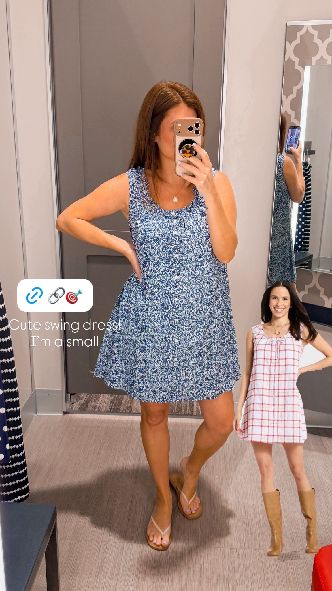 Cute swing dress! I’m a small