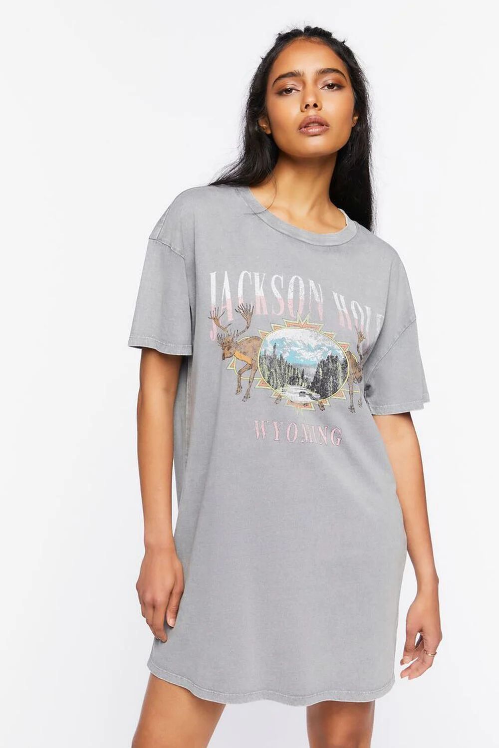 Jackson Hole Graphic T-Shirt Dress | Forever 21 | Forever 21 (US)