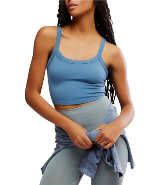 Free People FP Movement All Clear Solid Scoop Neckline Sleeveless Cami | Dillard's | Dillard's