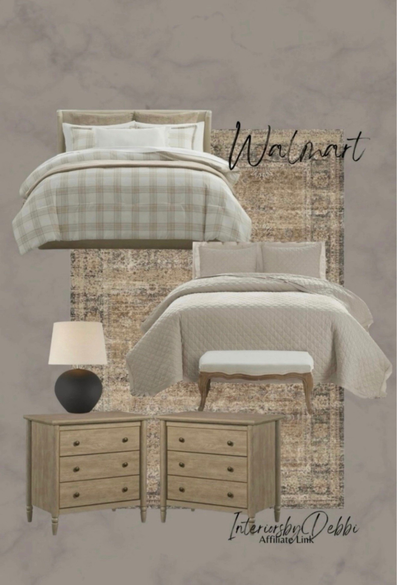 Walmart Finds
Bedspreads, area rug, nightstands, lamp, transitional home, modern decor, amazon find, amazon home, target home decor, mcgee and co, studio mcgee, amazon must have, pottery. barn, Walmart finds, affordable decor, home styling, budget friendly, accessories, neutral decor, home finds, new arrival, coming soon, sale alert, high end look for less, Amazon favorites, Target finds, cozy, modern, earthy, transitional, luxe, romantic, home decor, budget friendly deco #walmart

#LTKSeasonal #LTKHome