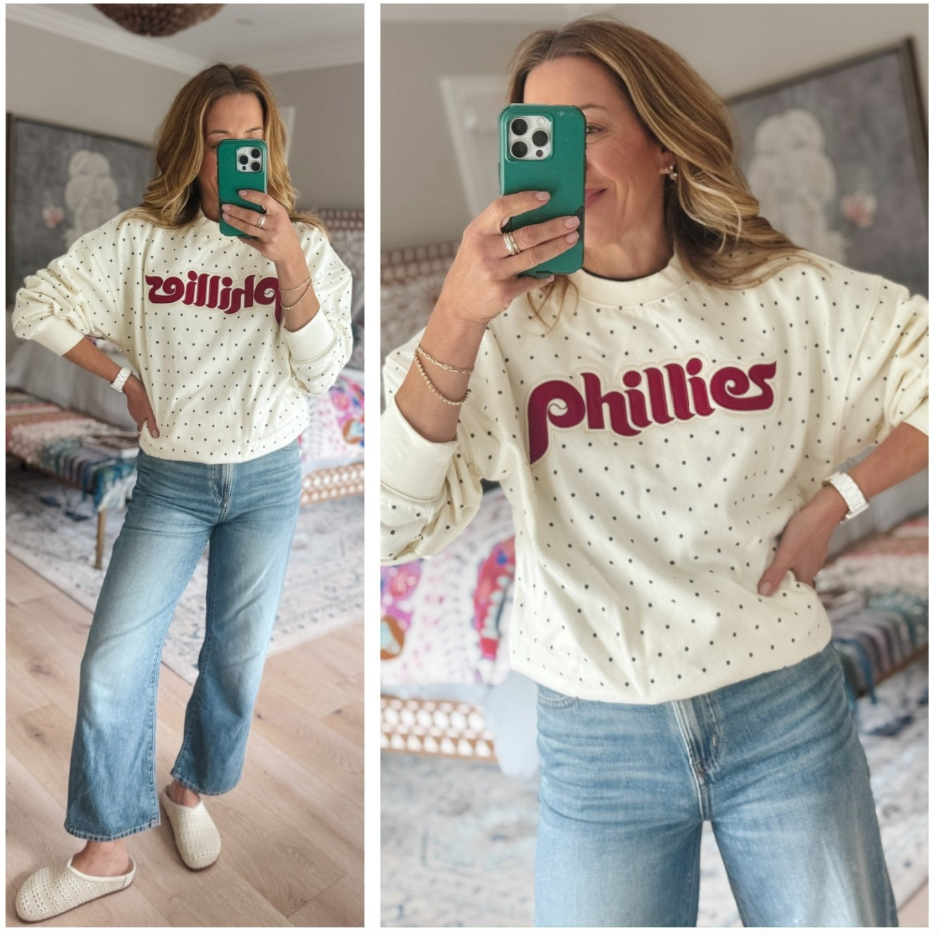 I ❤️ the Phillies and this adorable sweatshirt!! 

 #LTKdayinmylife #LTKootd #LTKmomlife