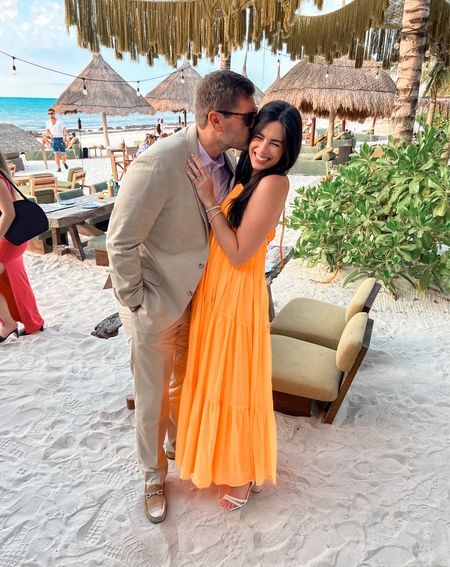 Maxi dress beach dress orange dress wedding guest dress vacation dress

#LTKSeasonal #LTKstyletip #LTKtravel