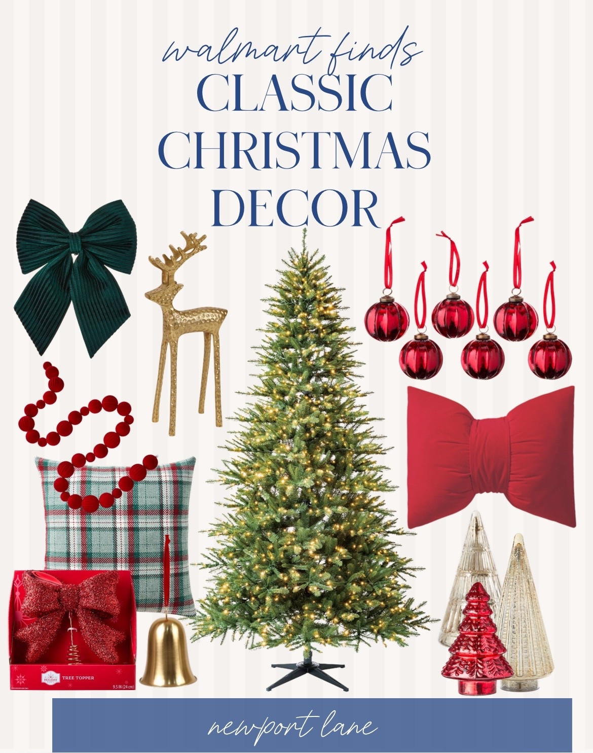 Walmart coming through with the perfect dose of classic Christmas cheer with these beautiful Coastal decor! Bows, beads, bells, and sparkle.
holiday decor, christmas time, living room styling, home for the holidays, festive decor, holiday vibes, christmas inspo, decor ideas

#LTKSeasonal #LTKHome #LTKFindsUnder50