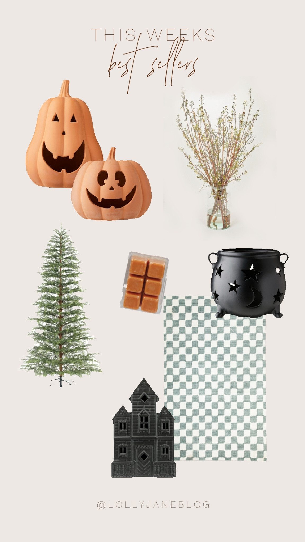 This week’s best sellers! 🖤

As always we have this week’s best sellrs! These ceramic pumpkins are, yet again, a crowd fav! I don't blame you guys, you have great taste! Next we have all the ghost decor! Halloween decor isnt complete without ghosts! 👻 This cute rug from my daughters room makeover has also been a hit this week! Grab these Halloween themed kit kats on your way to cart and have a spooky season! 🎃

#LTKHalloween #LTKSeasonal #LTKHome