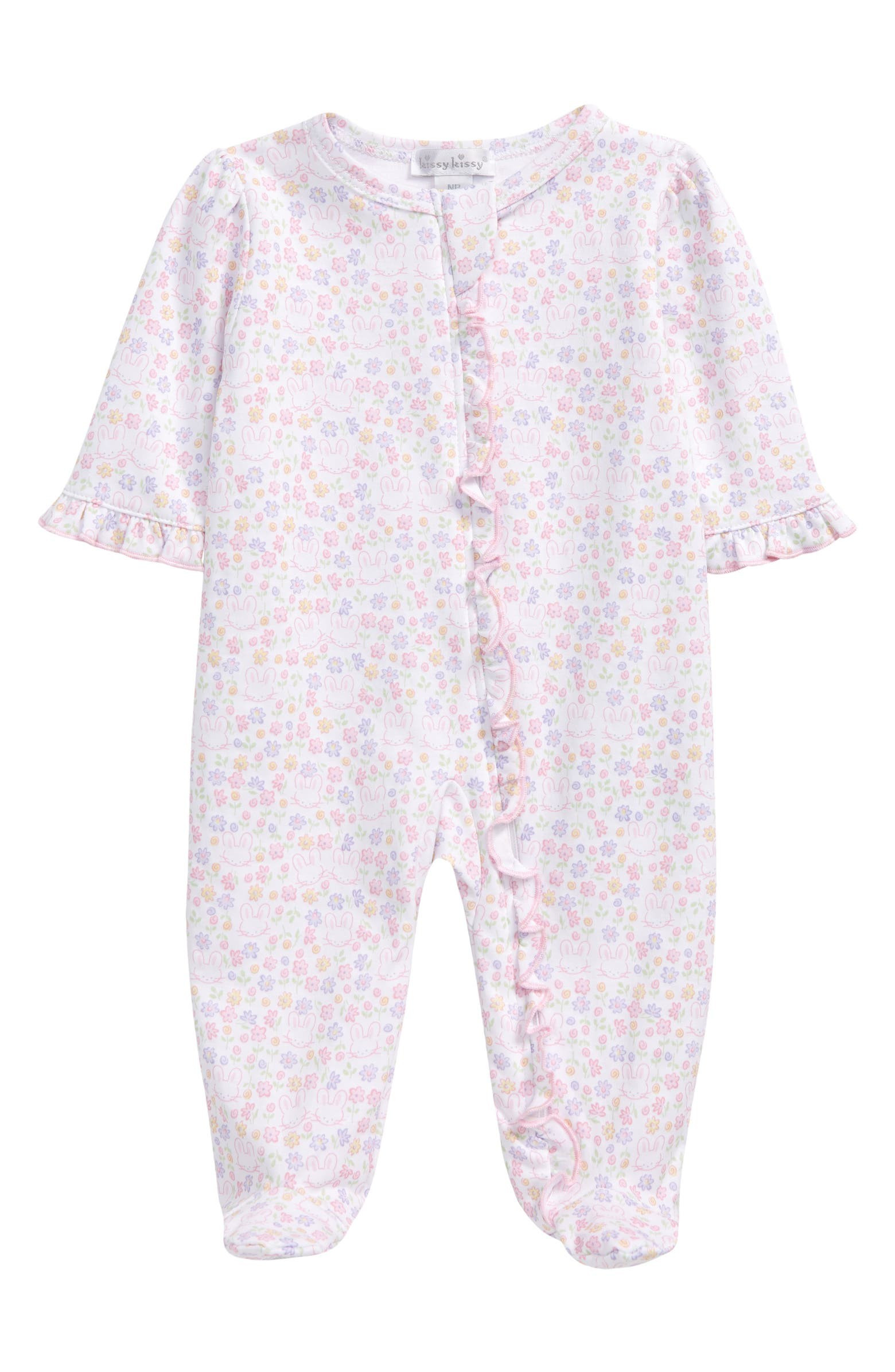 Backyard Bunnies One-Piece Pajamas | Nordstrom