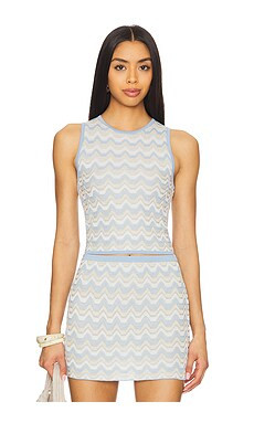 DEVON WINDSOR Lata Top in Arctic Stripe from Revolve.com | Revolve Clothing (Global)