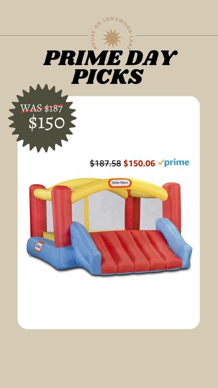It only shows this once you go to checkout not in your cart!

20% OFF JUMP JUMP!
our bounce house was a lightning deal
yesterday and sold out so quick! It's no longer on prime, but there's a 20% coupon upon checkout for prime members! The only bounce house I will recommend, we love it and so do the 10K 4.7 ⭐️ reviewers!

#LTKxPrimeDay #LTKFind #LTKsalealert
