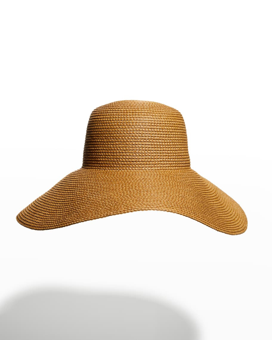 Eric Javits Bella Woven Floppy Sun Hat | Neiman Marcus