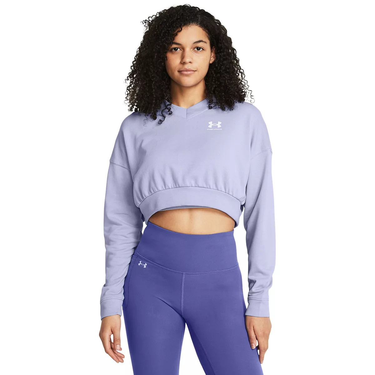 Women's Under Armour UA Rival Terry Oversized Cropped Crewneck Sweatshirt | Kohl's