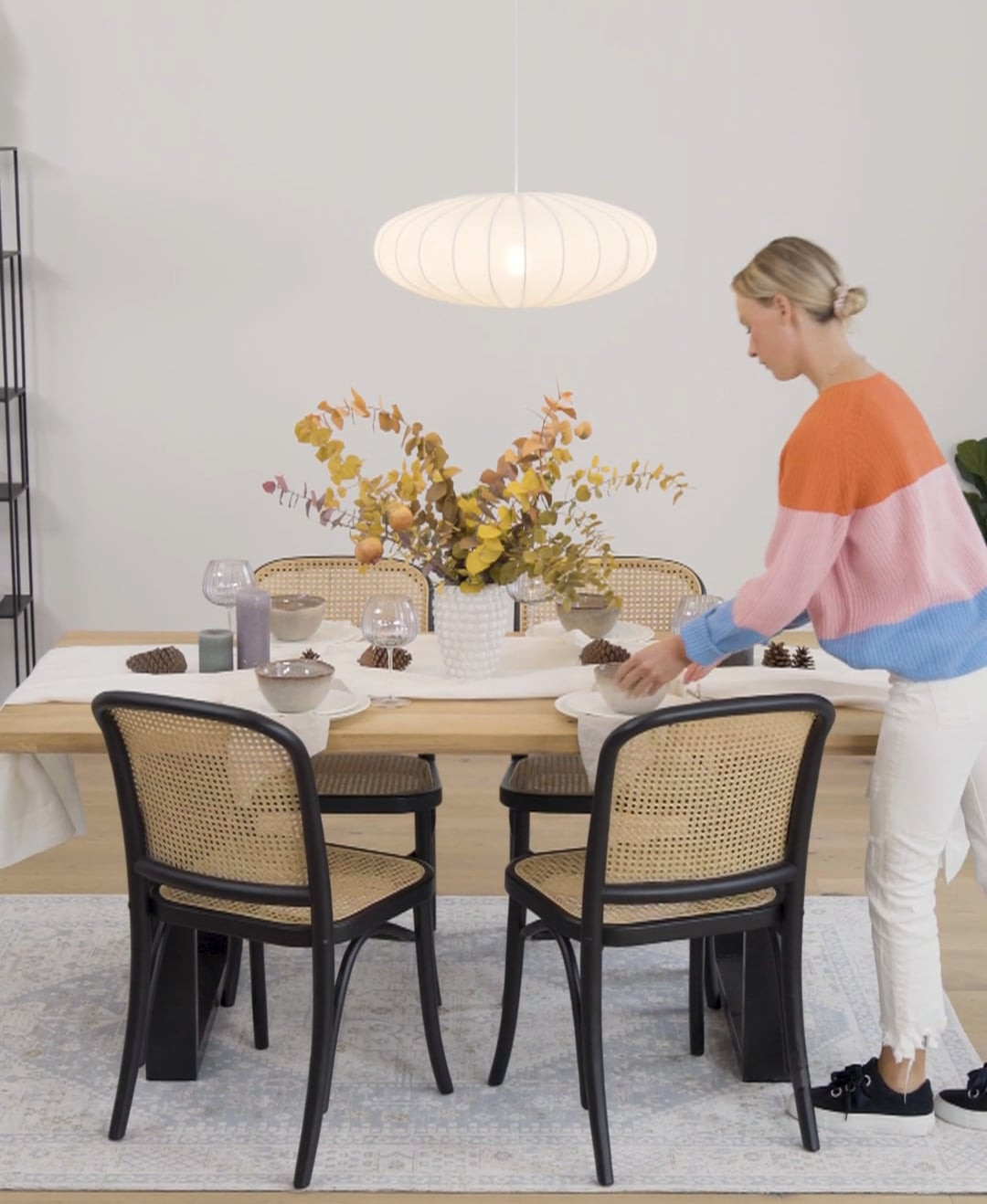 Hanglamp Mamsell van stof | Westwing EU