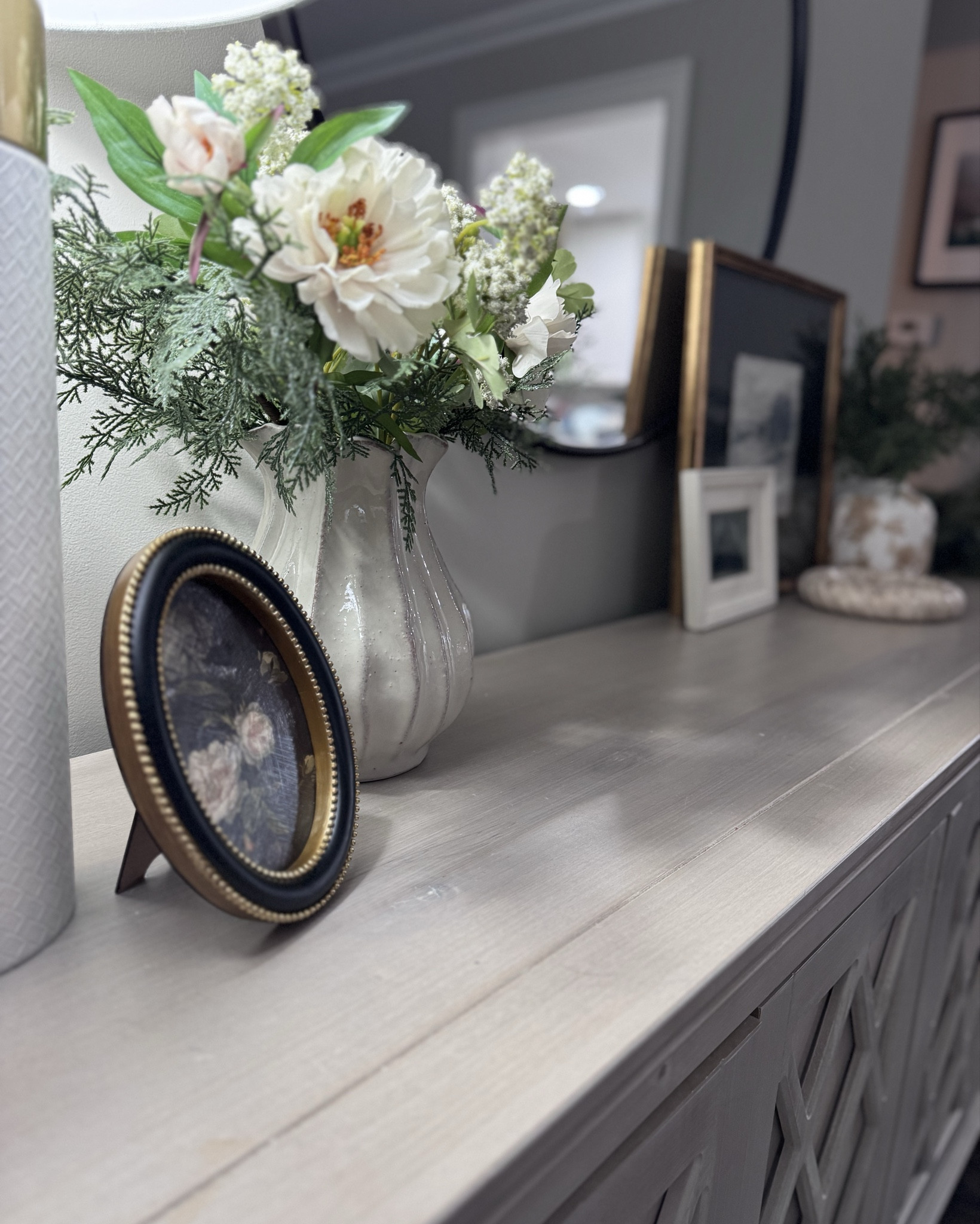 Entryway credenza/console styling with affordable decor 

#LTKHome #LTKSaleAlert #LTKSeasonal