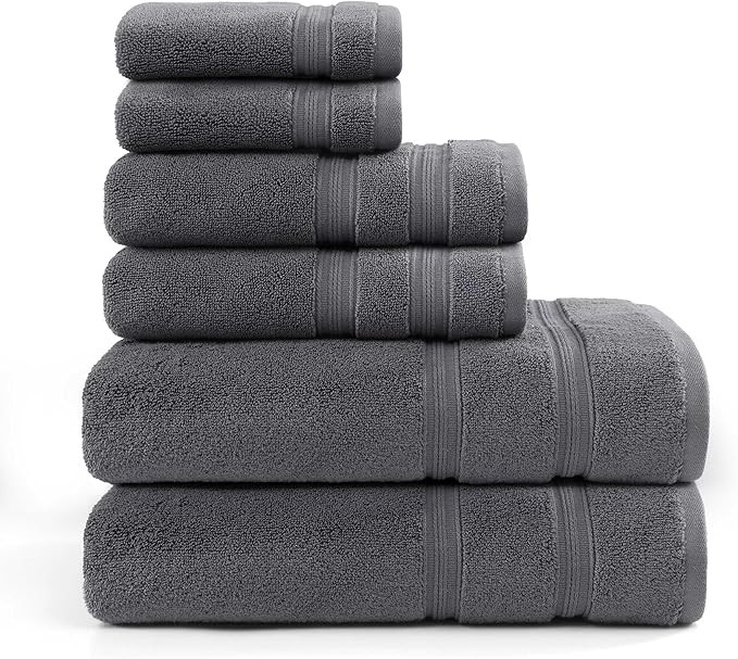 Tommy Hilfiger - Bathroom Towel Set, Ultra-Soft & Quick-Dry with Zero Twist, 600 GSM Plush Cotton... | Amazon (US)