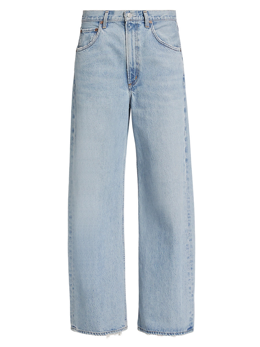 Women's Low Curve Mid-Rise Jeans - Force Vintage Marbled Indigo - Size 31 | Saks Fifth Avenue
