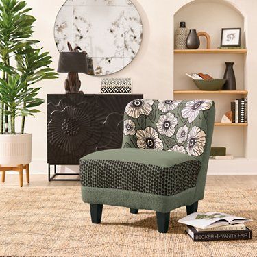 Callie Embroidered Accent Chair | Grandin Road
