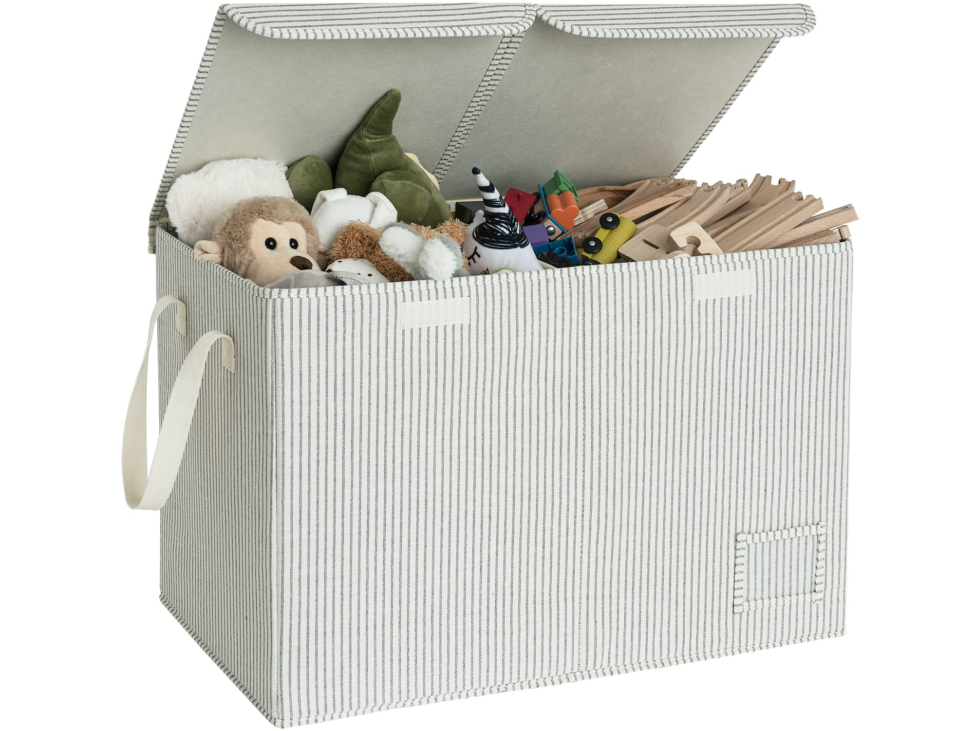 StorageWorks Kids Toy Chest, Storage Bin with Flip-Top Lids, Collapsible Storage Box, Nursery Organi | Amazon (US)