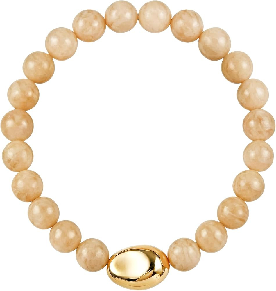 Large Beaded Choker Necklace for Women Chunky Ball Resin Oval Beaded Statement Necklace Jewelry T... | Amazon (US)