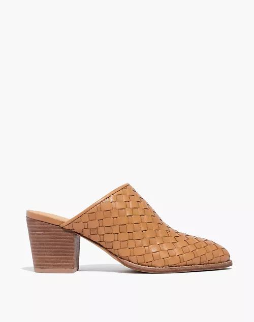 The Harper Mule in Woven Leather | Madewell