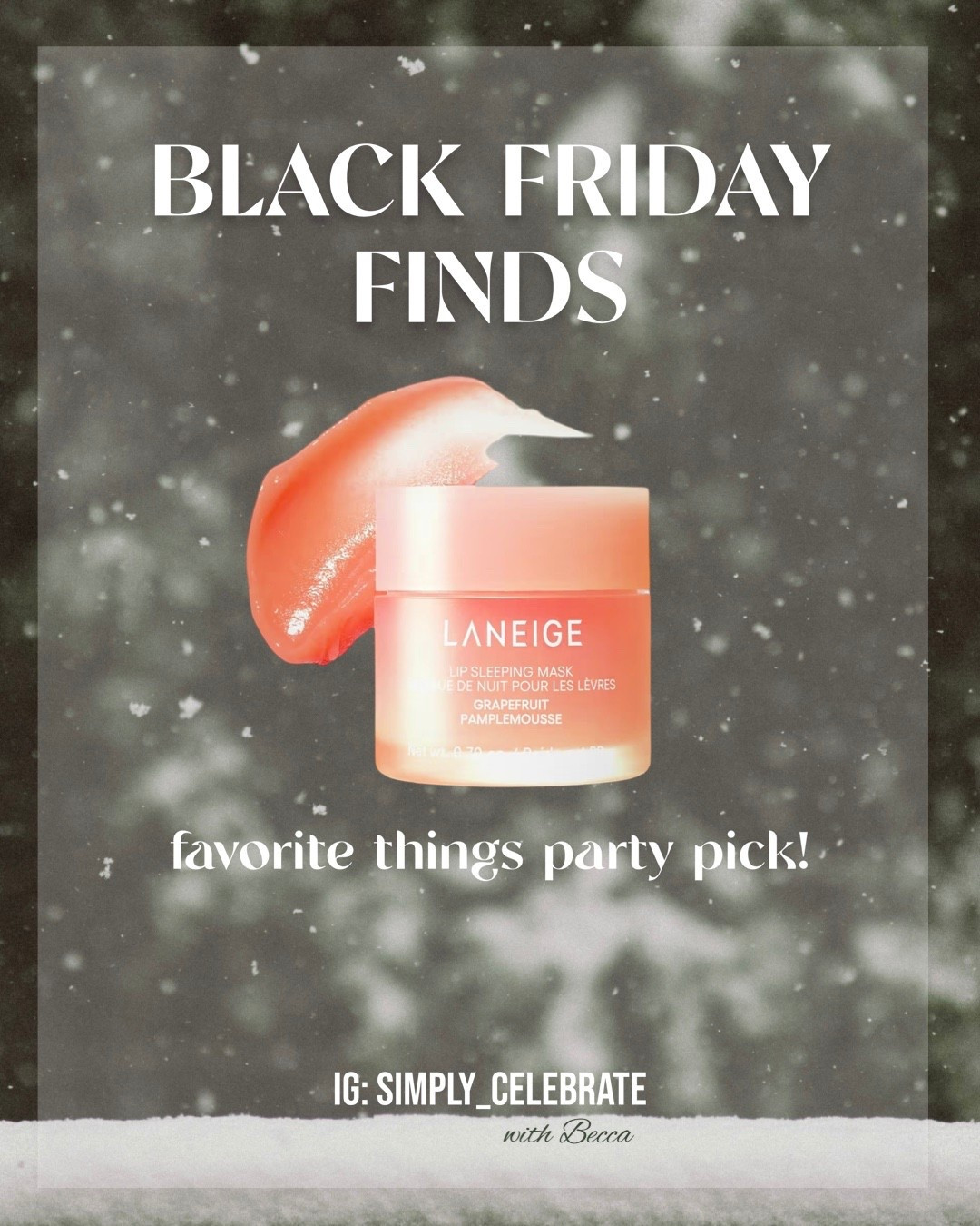 My all-time favorite lip sleeping mask! I can’t survive the winter without it! I have been waiting for it to go on sale and have only seen it on sale HERE! 

#LTKCyberWeek #LTKHoliday #LTKGiftGuide