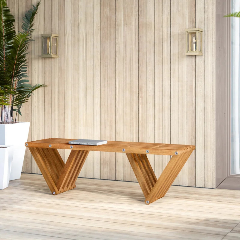 Degraw Eco-Friendly Wooden Picnic Bench | Wayfair North America