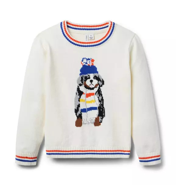 Gray Malin x Janie and Jack Cozy Dog Sweater | Janie and Jack