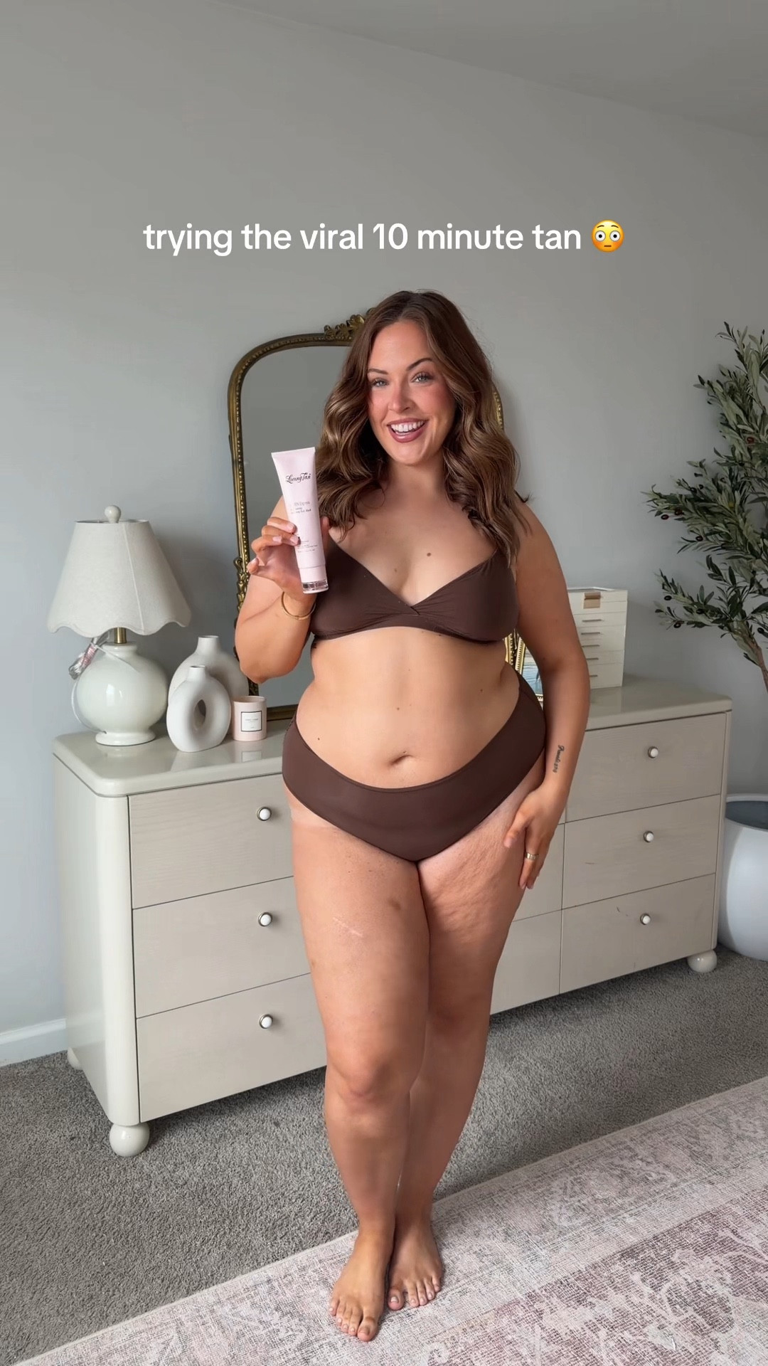 The most natural, sunkissed tan you wash off after 10 minutes!😭