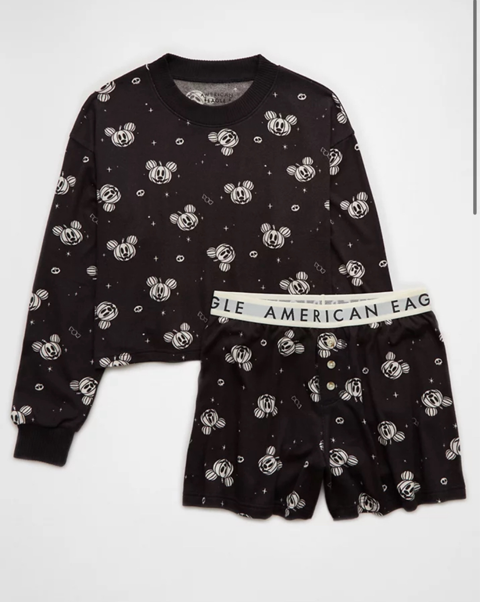 Mickey Mouse pumpkin pj set #disneyhalloween