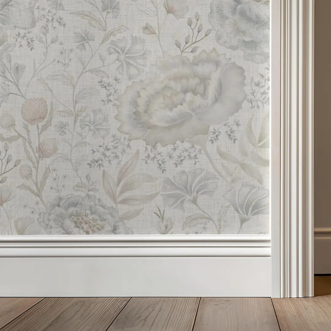 Neutral Floral, Botanical Peel and Stick Wallpaper, Removable Wallpaper | Etsy (US)