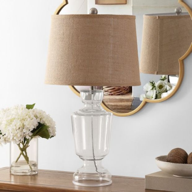 Glass Goblet Table Lamp Set of 2 | Antique Farm House