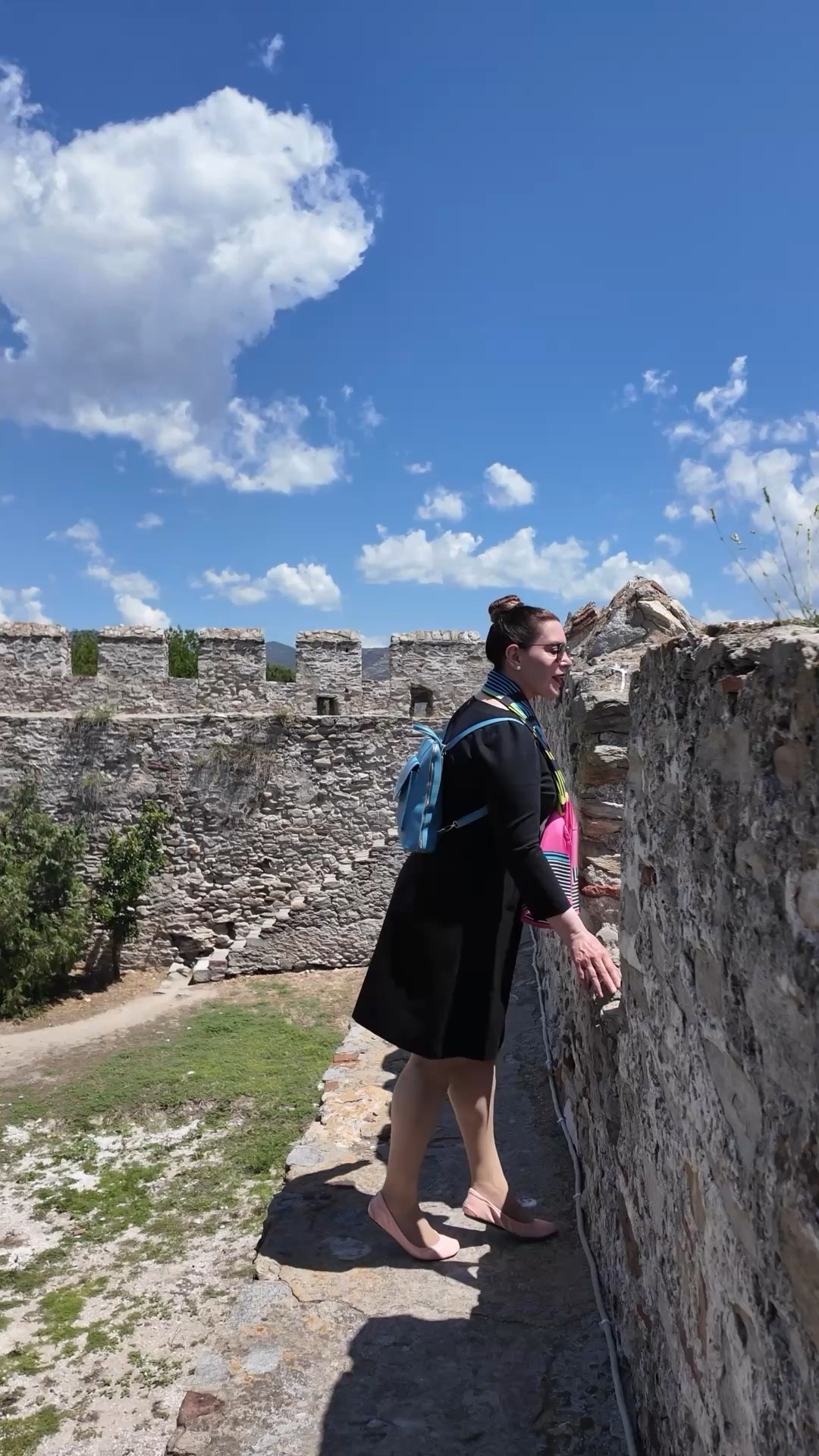 Yes, you can climb castle walls and explore ancient ruins in dresses and skirts 💯 

I wear dresses and skirts exclusively; my only pants are yoga pants. So I pack clothes with flow, flare, and/or stretch. And @tieks ballet flats go with travel, work, and vacation outfits.

⭐️ Linking similar to my sold-out ponte dress. 20% off @Spanx sitewide thru the LTK app until March 15

#LTKOver40 #LTKSpringSale #LTKTravel