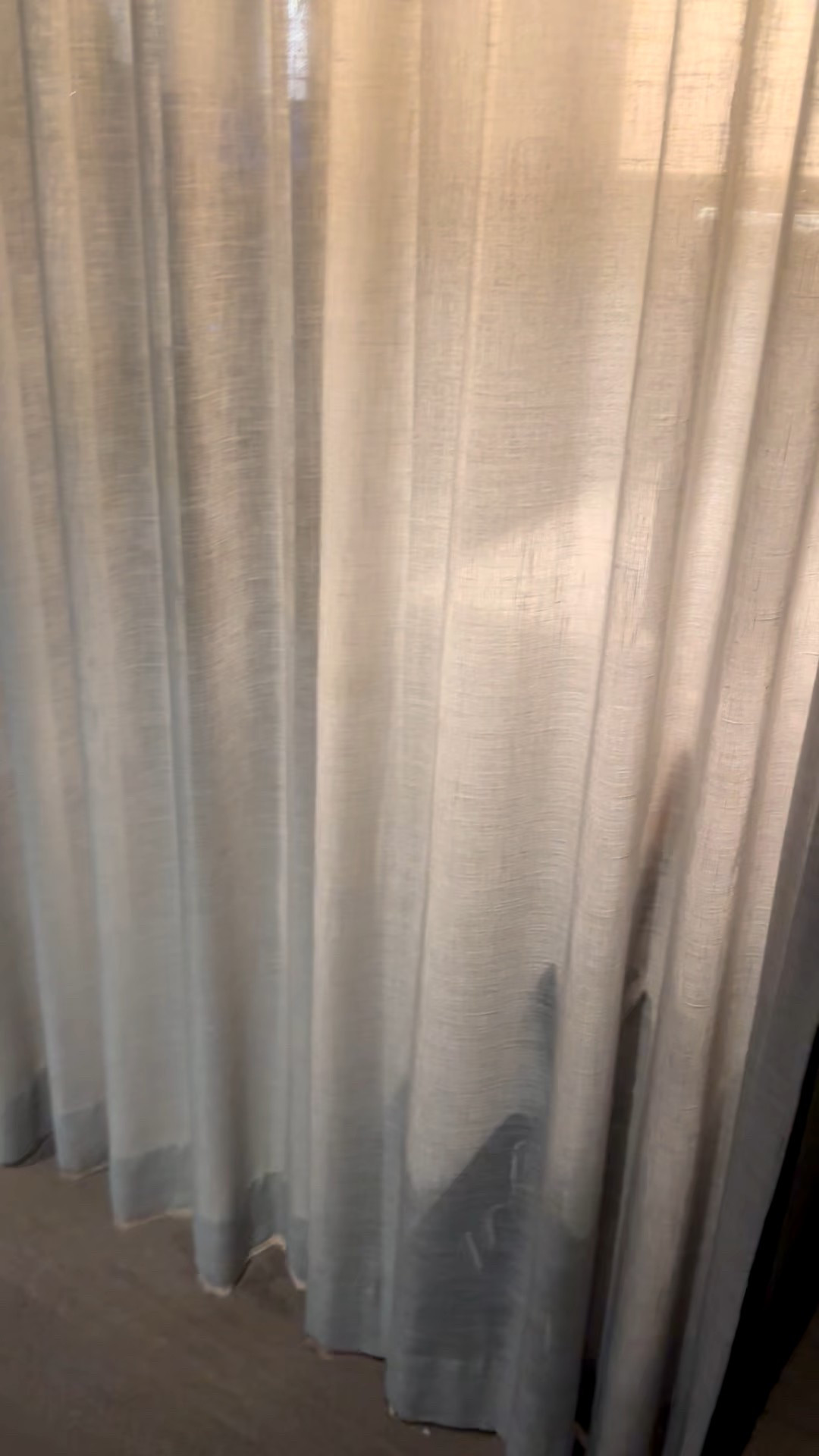 Sheer draping that filters the light and softens the entire space — a subtle room divider that creates separation while keeping everything open and airy.

Hashtags:
#SheerCurtains #RoomDivider #LightAndAiry #LayeredLiving #SoftGlow #ElevatedInteriors #DesignDetails #LTKHome



#LTKHome #LTKdayinmylife