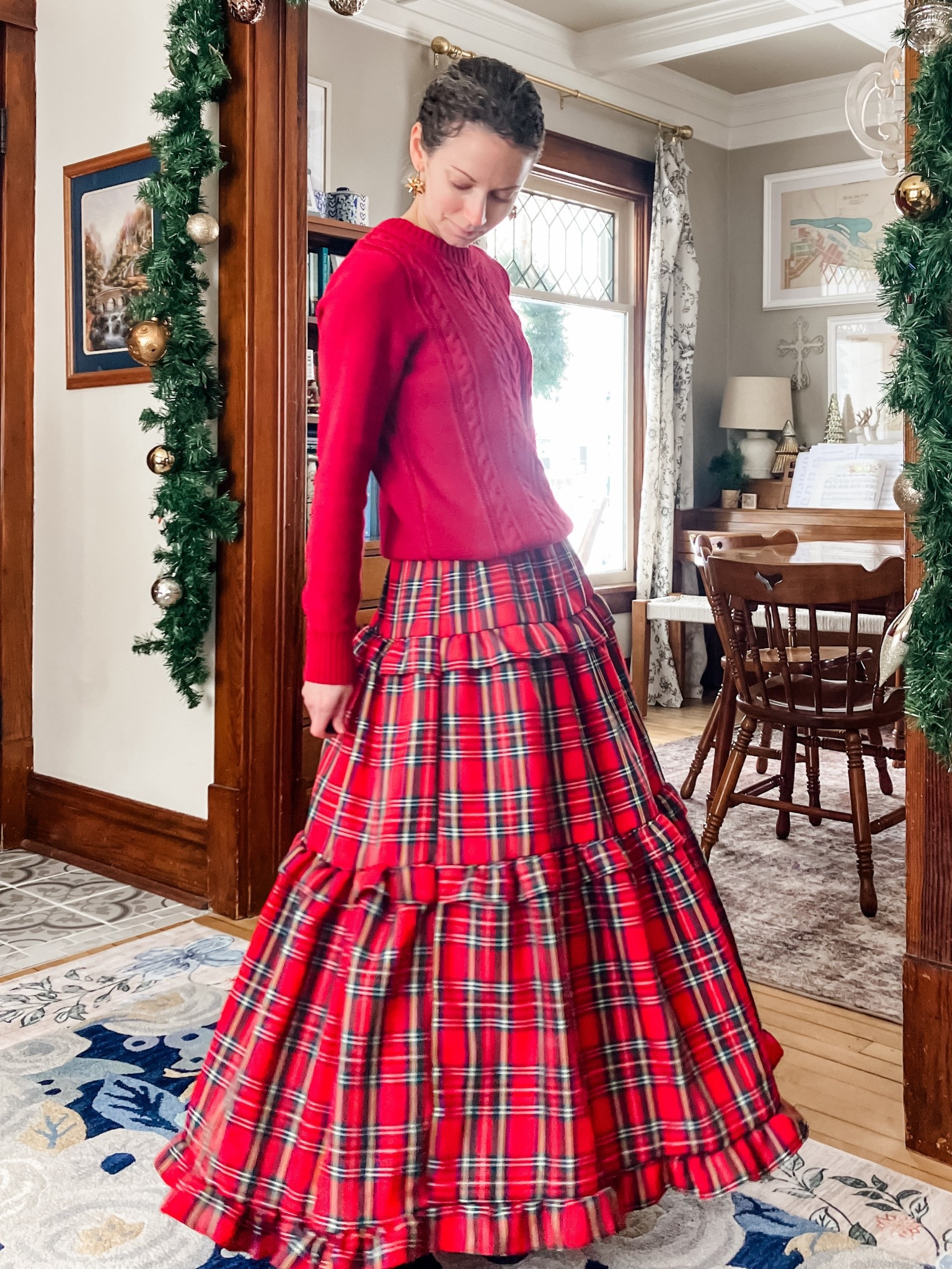 Christmas church outfit!
Petite outfit. Christmas outfit. Church outfit. Modest outfit. 

#LTKmomlife #LTKootd #LTKHoliday