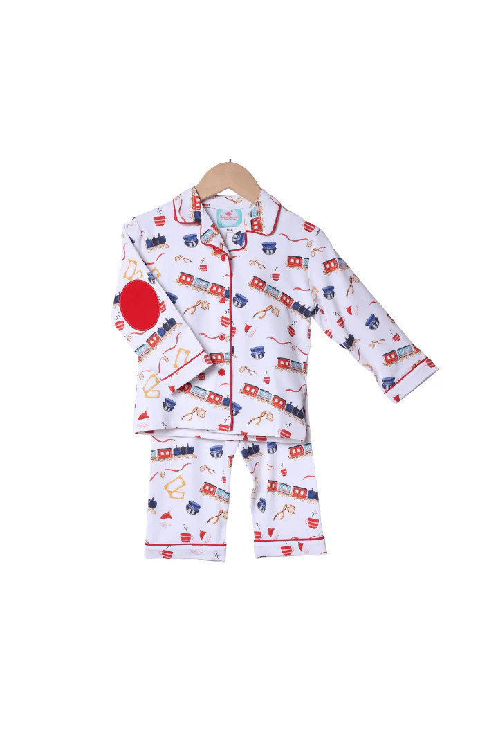 Christmas Train Lounge Set | The Smocked Flamingo