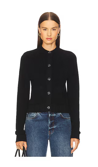 Palmer Cardigan in Black | Revolve Clothing (Global)