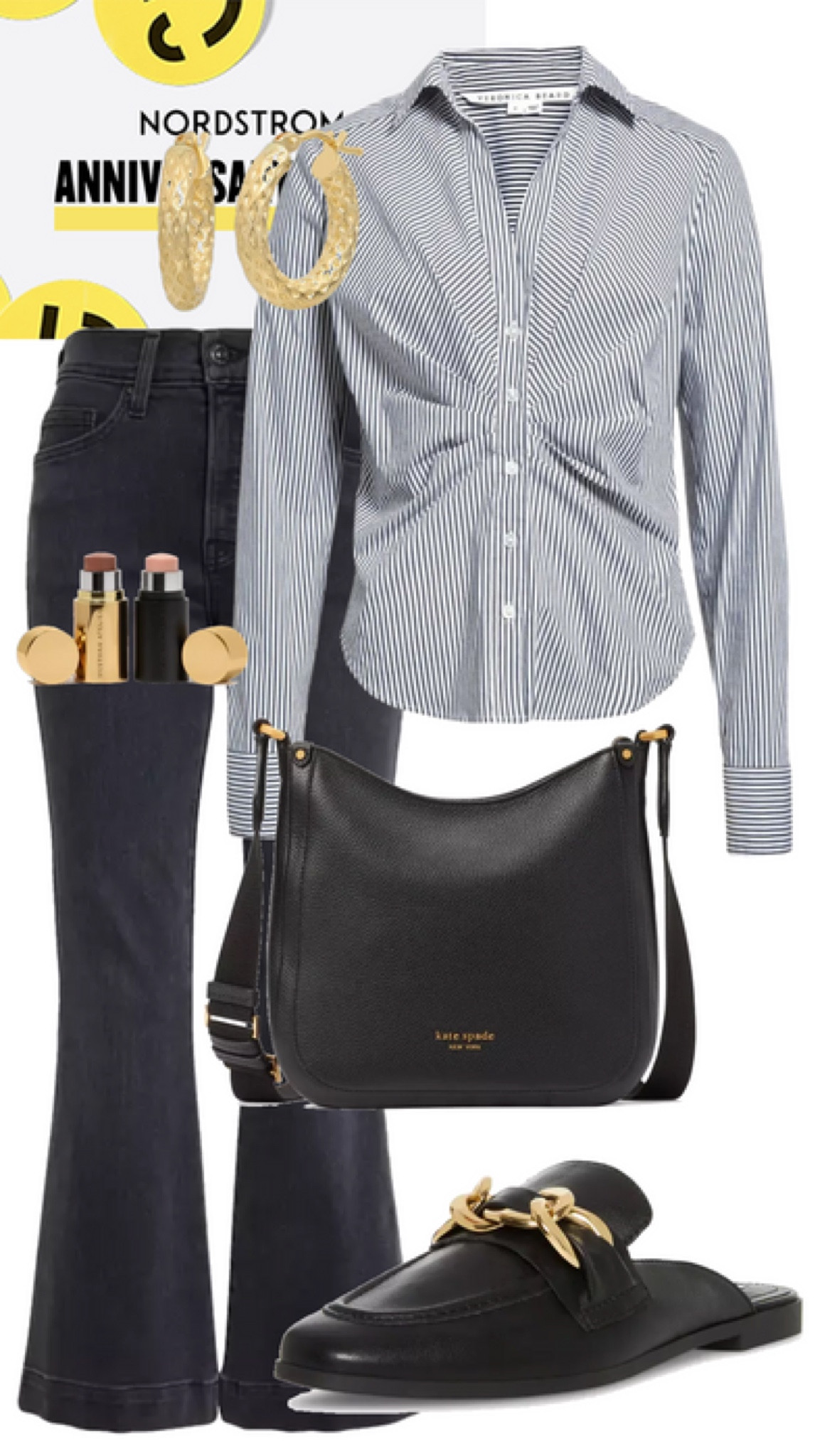 This is such a great work outfit from the #nsale! This Veronica beard top is so flattering and has some fun detail! I love it with Steve Madden loafers that are perfect for fall and an always classic kate spade bag! 

#LTKsalealert #LTKstyletip #LTKxNSale