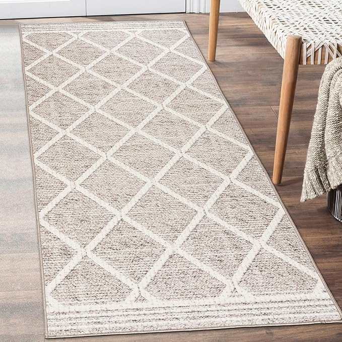 ReaLife Rugs Machine Washable Area Rug Runner - Living Room Bedroom Bathroom Kitchen Entryway Off... | Amazon (US)