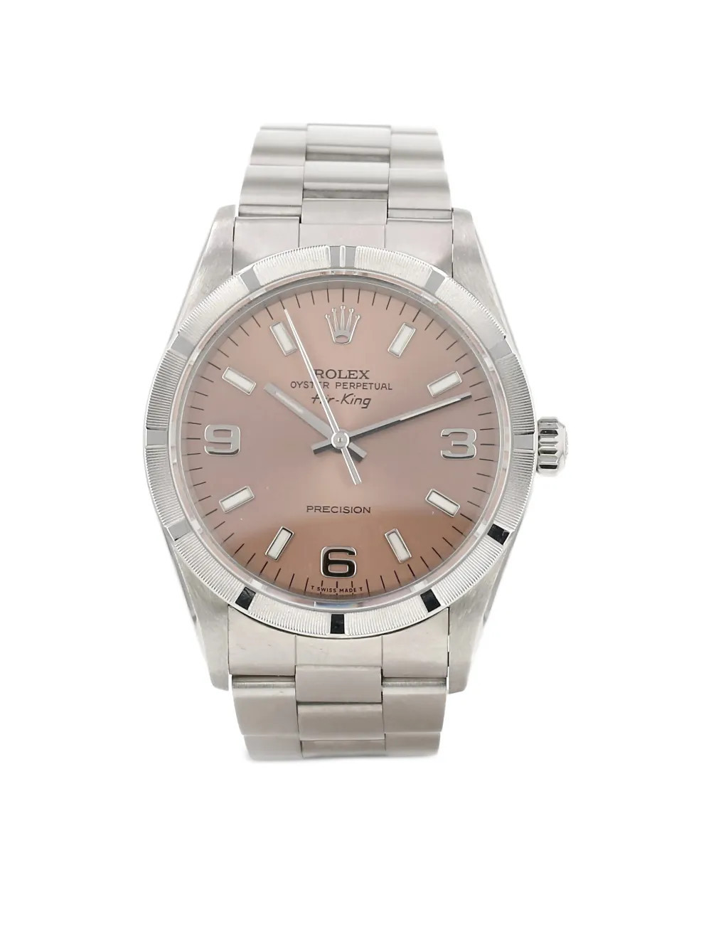 Rolex 1997 Air-King 34mm watch - Pink | Farfetch Global