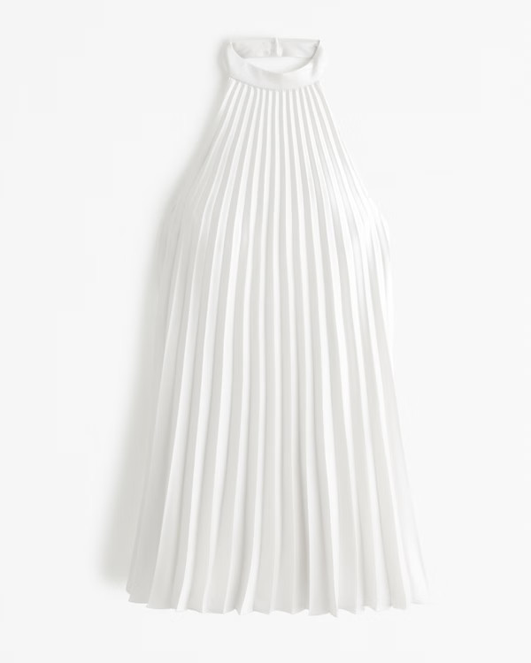 Women's The A&F Giselle Pleated Trapeze Mini Dress | Women's The A&F Wedding Shop | Abercrombie.c... | Abercrombie & Fitch (US)