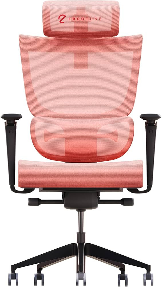 ErgoTune Supreme Ergonomic Office Chair - Adjustable Backrest Desk Chair, Lumbar Support, Headres... | Amazon (US)