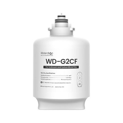 Waterdrop WD-G2CF Filter, Replacement for WD-G2-W, WD-G2-B, WD-G2P600-W Reverse Osmosis System,12-Month Lifetime | Target