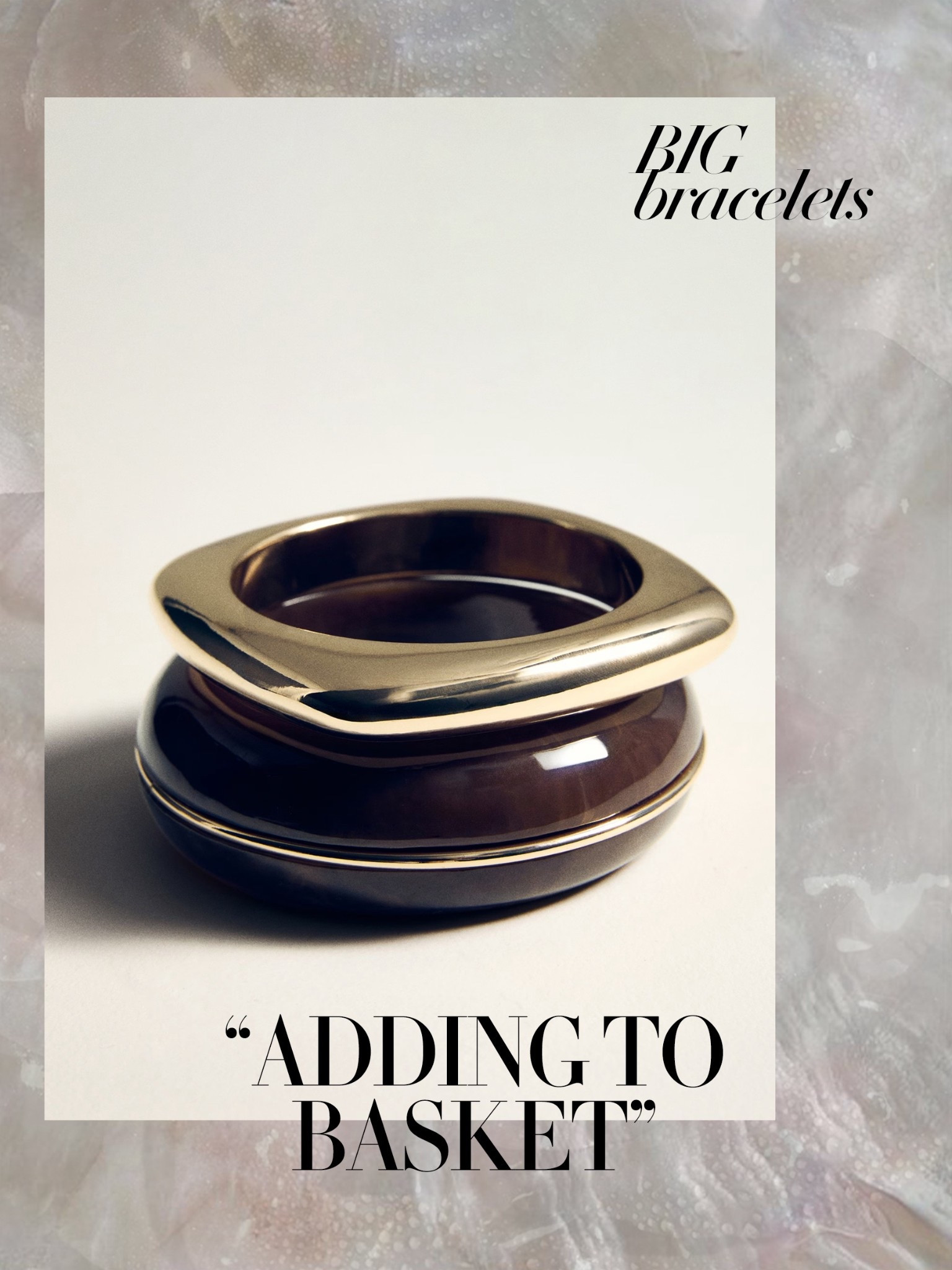 Adding to basket: chunky bracelets that do all the talking. ✨
.
chunky gold bracelets, statement bracelet stack, layered bracelet styling, everyday jewellery, bold arm candy, mixed metal bracelets, minimal luxe accessories, stackable bracelets, modern gold jewellery, effortless statement pieces, casual luxe styling 

#LTKautumn #LTKworkwear #LTKstyletip