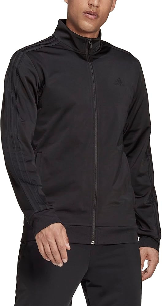 adidas Men's Essentials Warm-up 3-Stripes Track Top | Amazon (US)