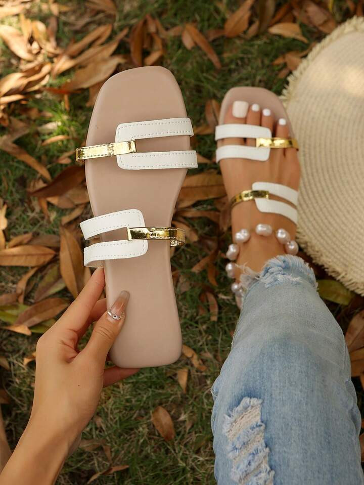 Women's Flat/Casual/Fashionable/Comfortable Sandals/Slides Shoes | SHEIN