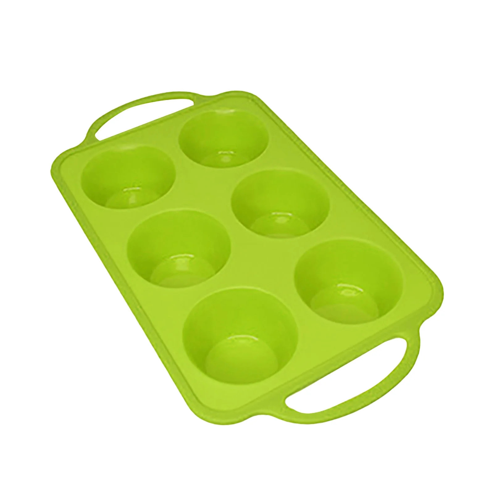 Jumbo Silicone Muffin Pan, Non-stick Large Silicone Cupcake Pan with Handles 6 Cup, Silicon Muffi... | Walmart (US)