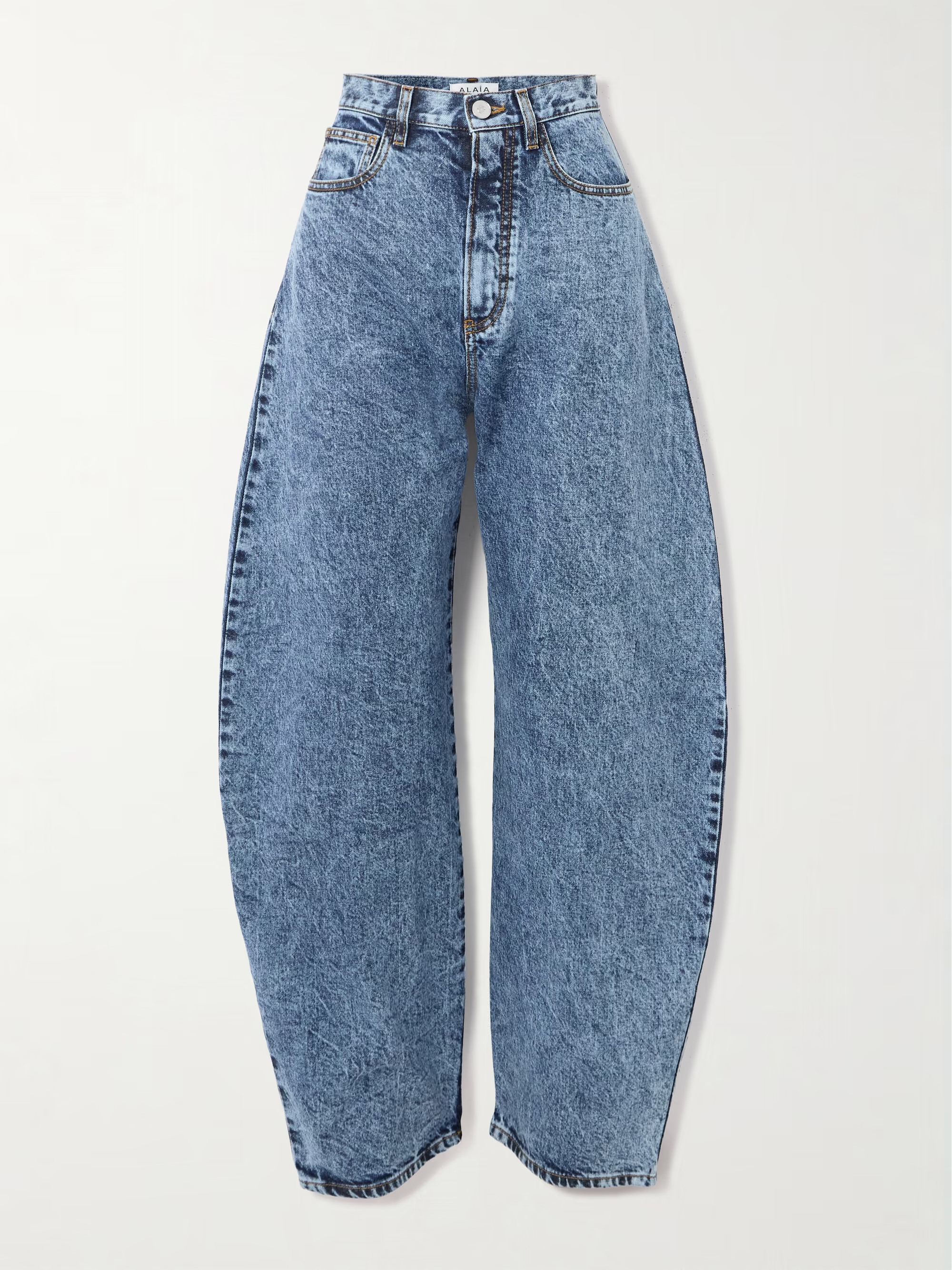 High-rise barrel-leg jeans | NET-A-PORTER (US)